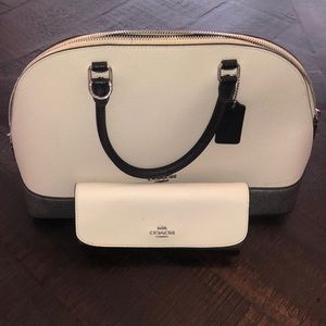 Coach handbag and matching wallet